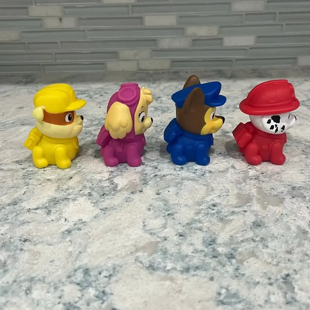 Nickelodeon Paw Patrol Chase Marshall Rubble Skye Bath Squirt Toys